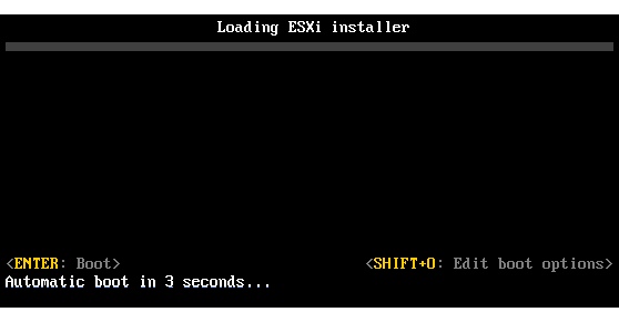 ESXi Installer Window